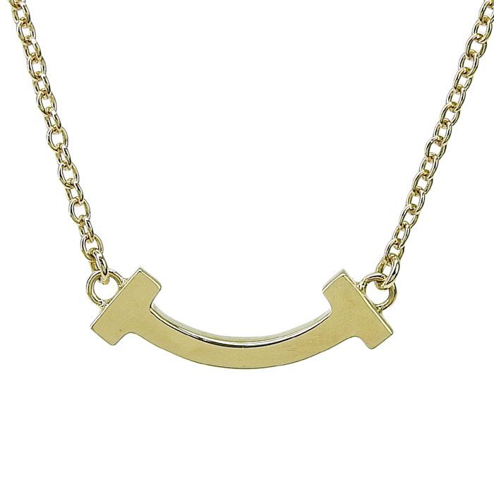Tiffany & Co Tiffany & Co T-smile Necklace Mini 18K Yellow Gold 750 Yellow Gold