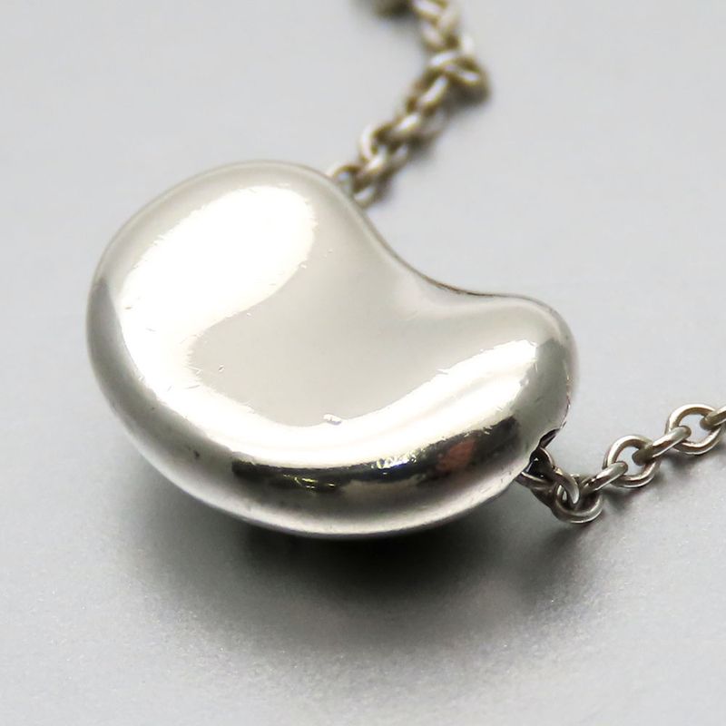 Tiffany & Co Necklace Bean 925 Silver Approx 3.0g Silver Elsa Peretti Accessory