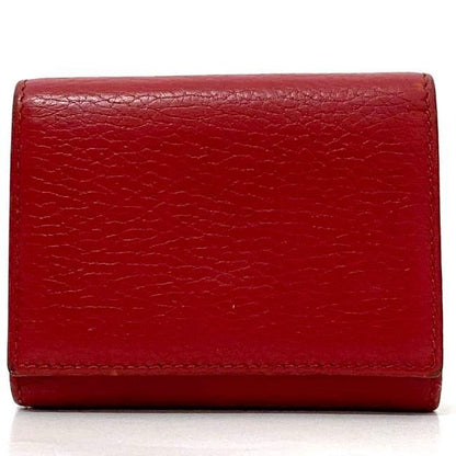 Gucci Trifold Wallet Ec21063 Red Marmont 474746