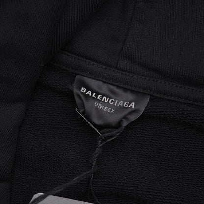 2022Balenciaga Destroyed Logo Hoodie Size S Logo Print Aged 20250722 Ra5608