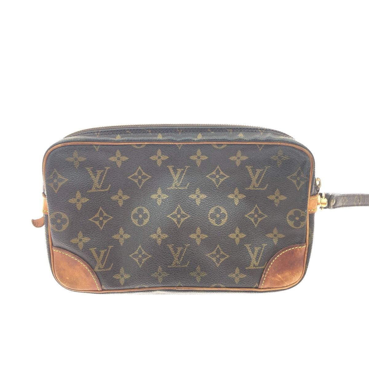 Louis Vuitton Monogram Marly Dragonne GM Second Bag M51825 Brown