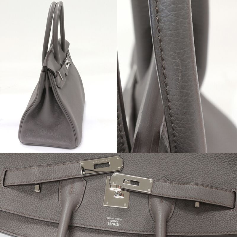 Hermes Handbag Birkin 30 Togo Ethan Silver Hardware
