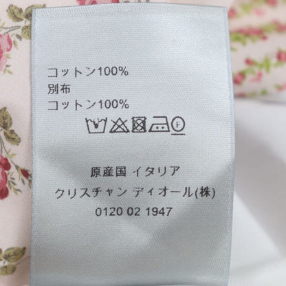  DIOR Homme 293c517a5679 100% Cotton Floral Print Short Sleeve Pink 38 Made In