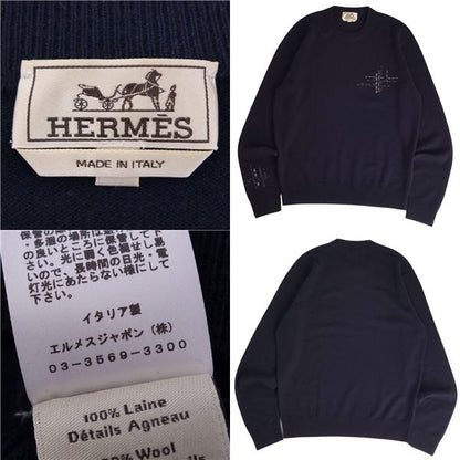 Hermes Knit 23AW Sweater Pullover Wool