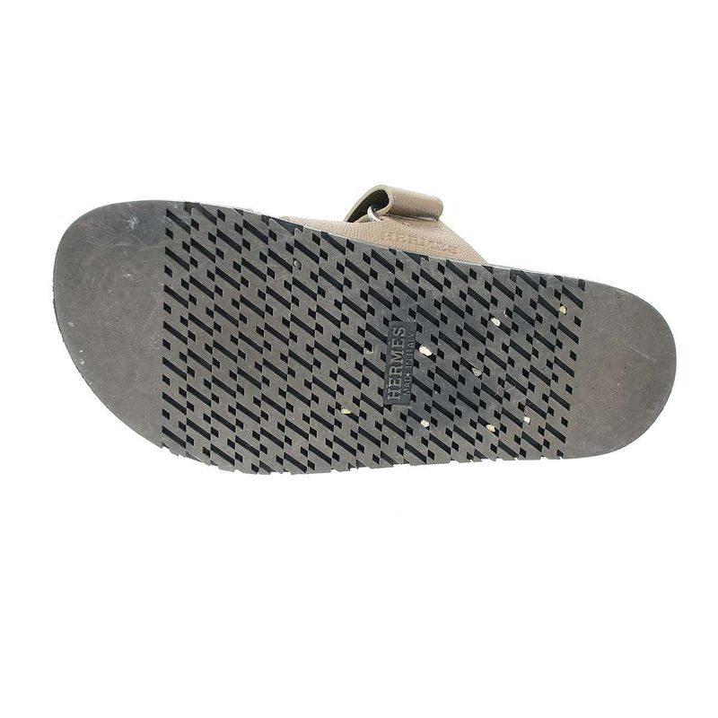 Hermes Chypre Sandal Chypre Sandal Grey Black 40