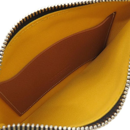 Goyard Pouch Senna Goyard Ine Canvas Black and Natural Silver Hardware Black