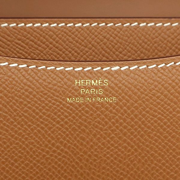 Hermes Shoulder Bag Constance 3 Mini Miroir Vaux Epson Gold Rose Gold Hardware