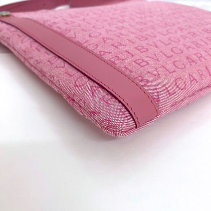 Bvlgari Shoulder Bag Pink Logomania Ec20545