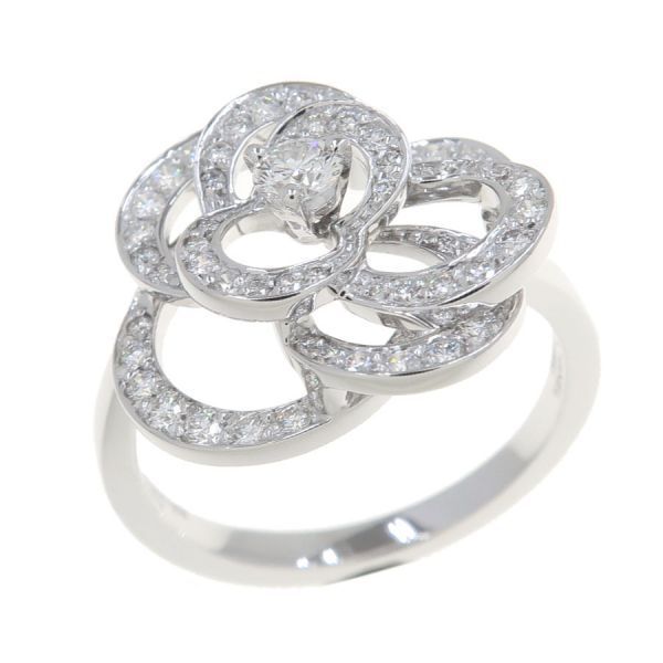 Chanel Camellia Collection Diamond Ring / Medium Model #58