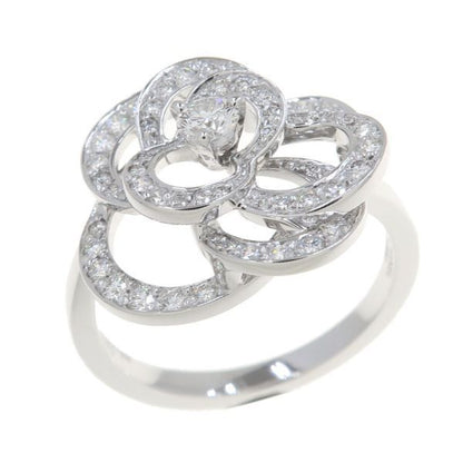 Chanel Camellia Collection Diamond Ring / Medium Model #58