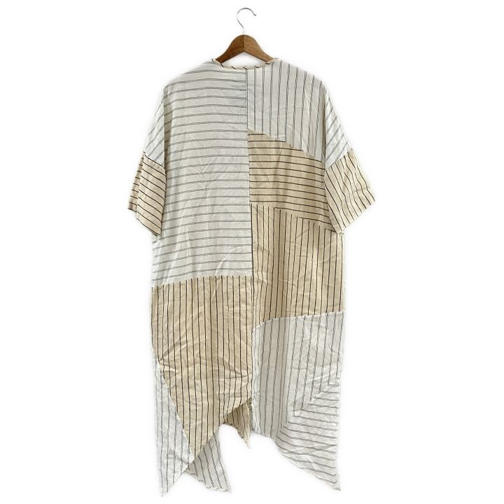 Loewe S359y09x42 Striped Tunic Dress Women Beige 34