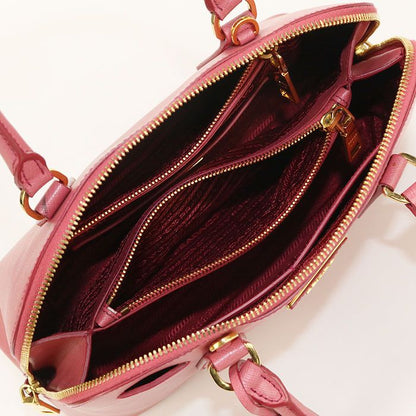 Prada 2WAY Saffiano Leather Bl0837 NZV F060m Handbag Leather Women
