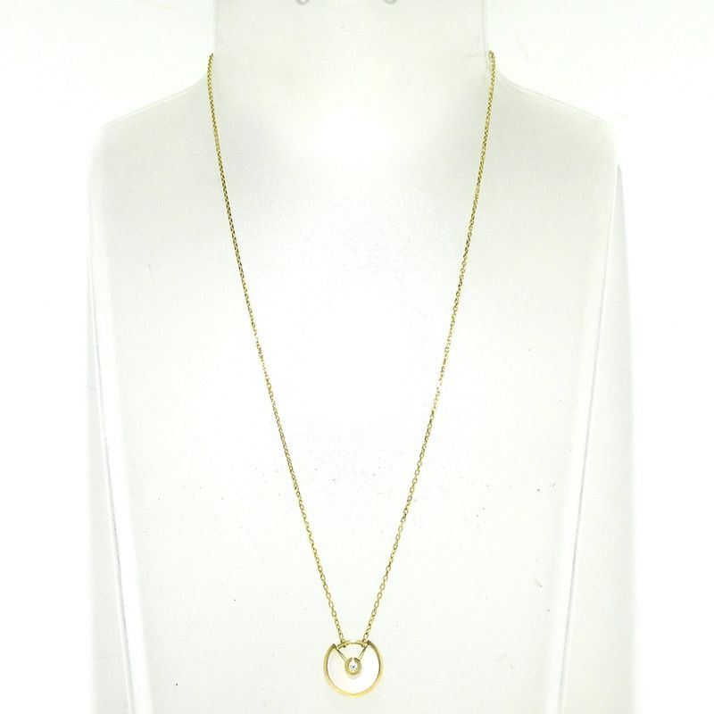 Cartier Necklace Amulet De Cartier Necklace XS 18K Yellow Gold White Mother-of-p