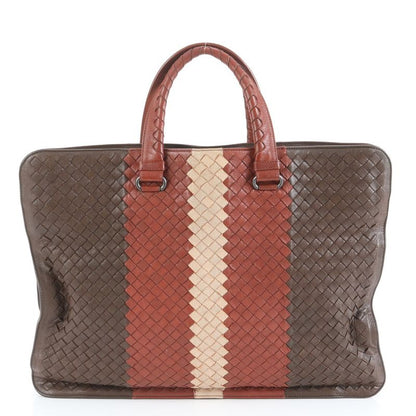 Bottega Veneta Intrecciato Woven Leather Business Bag Document Bag Briefcase