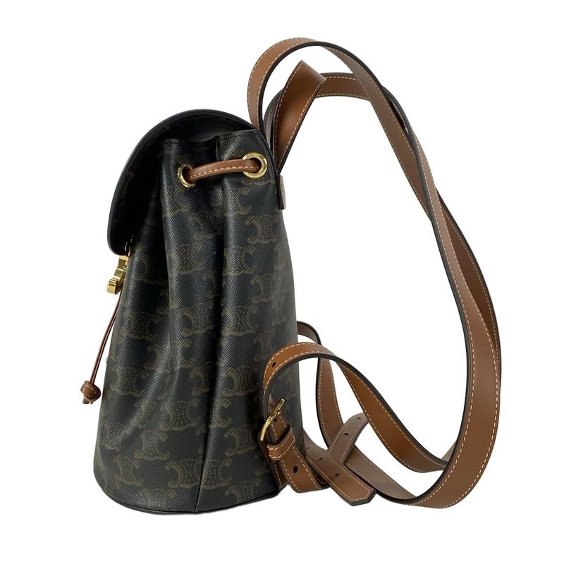Celine Backpack Sac Bonnie Backpack Tan (brown)