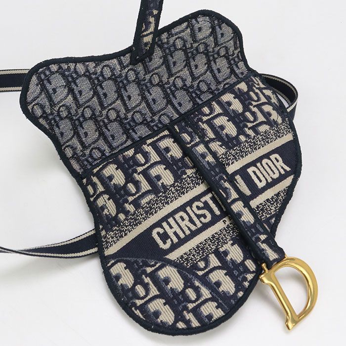 DIOR Belt Bag Saddle Body Bag Jacquard Women's