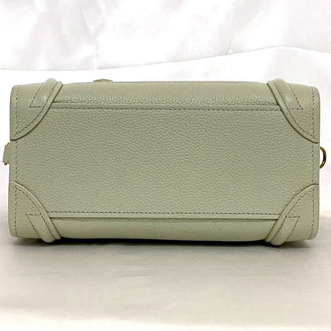 Celine 2 way Shoulder Bag Luggage Nano Shopper