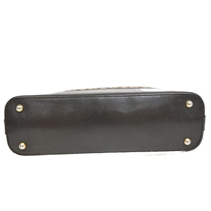 Celine Shoulder Bag Macadam Pattern Brown 83ka654