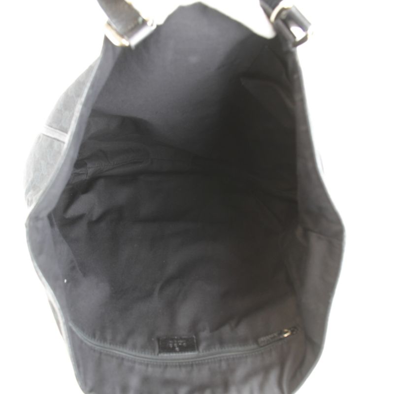 Gucci 130733 1956 Tote Bag GG Canvas Black