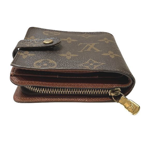 Louis Vuitton Monogram Compact Zip M61667 Bifold Wallet Unisex