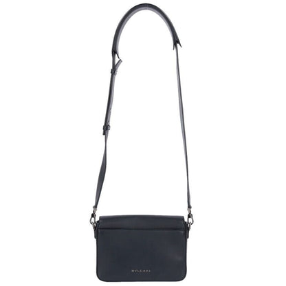 Bulgari 293022 Serpenti Forever Leather Crossbody Shoulder Bag Men's