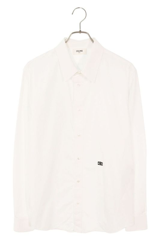 Celine 25SS 2c983100x Triomphe Long Sleeve Shirt Men 39