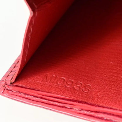 Louis Vuitton Long Wallet Epi Red Ruby Set Of Two 61ka294