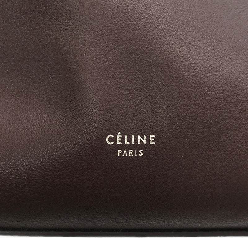 Celine - Big Bag Small 2-way Shoulder Bag Calfskin Burgundy Women