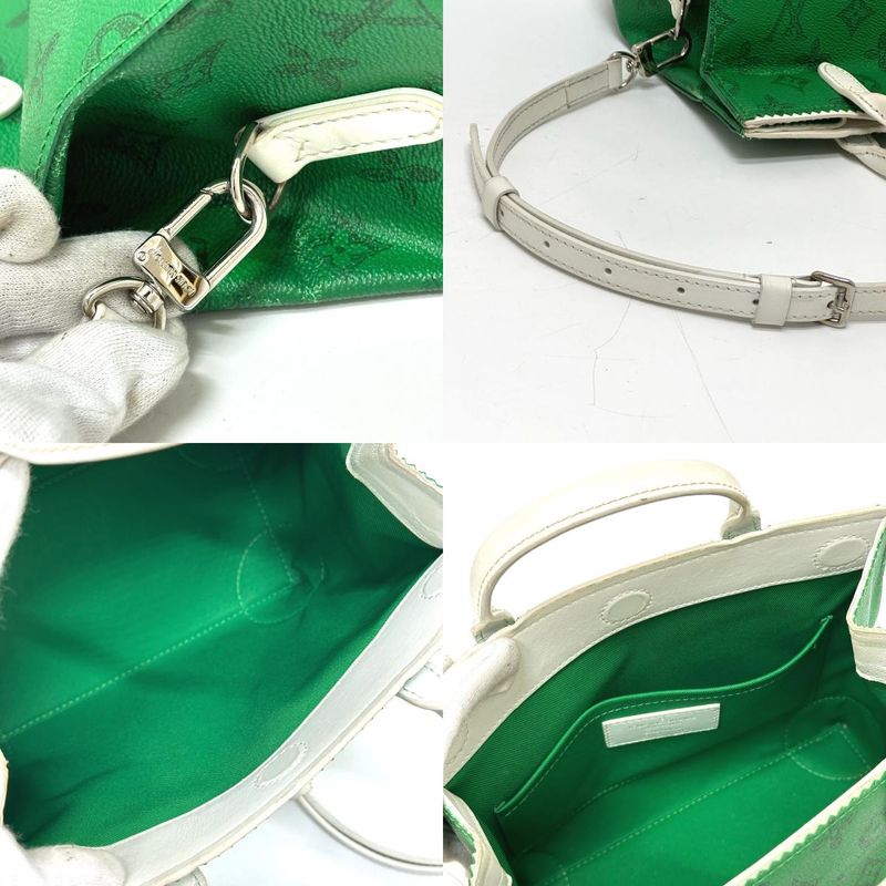 Louis Vuitton Handbag Everyday LV Ritter M80815 Monogram Canvas Green