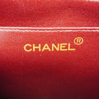 Chanel Shoulder Bag Matelasse Lambskin Black Gold Hardware Women