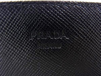 Prada Tessuto Nylon Foldable Long Wallet Billfold Coin Purse Card