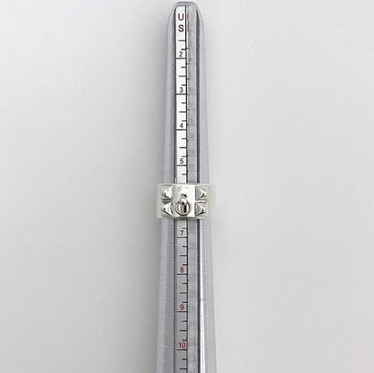 Hermes Ring Collier DE Chien H Silver Collier DE