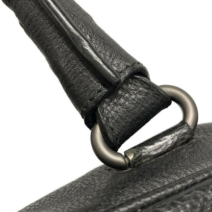 Bottega Veneta Intrecciato Black Leather Handbag