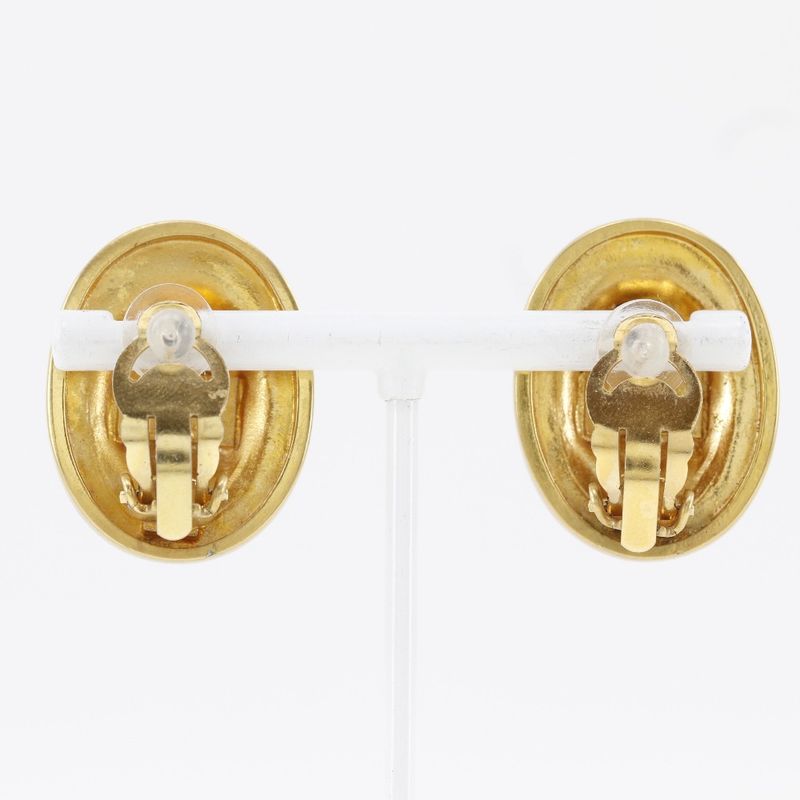 [dior] Christian Dior Vintage Gold Plated Ladies 19.4g Earring