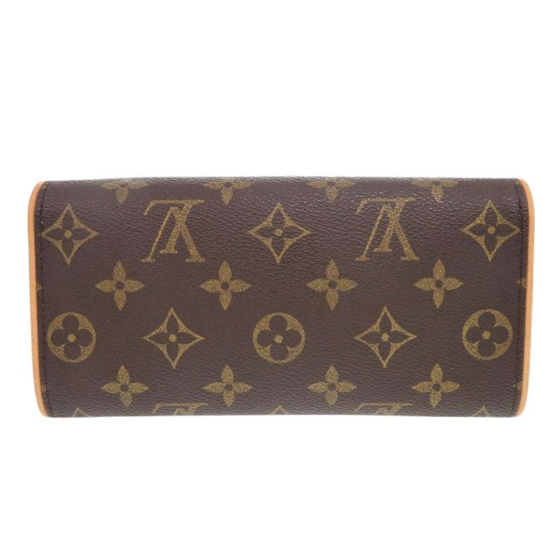 Louis Vuitton Pochette Twin PM Monogram M51854 Shoulder Bag LV 1047 Louis