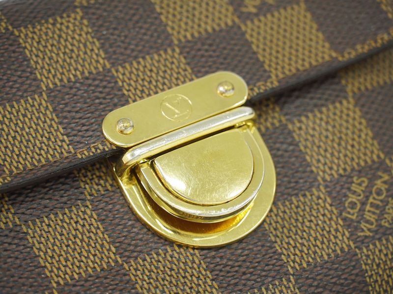 Authentic Louis Vuitton LV Portefeuille Koala Damier Ebène Fold Wallet Brown