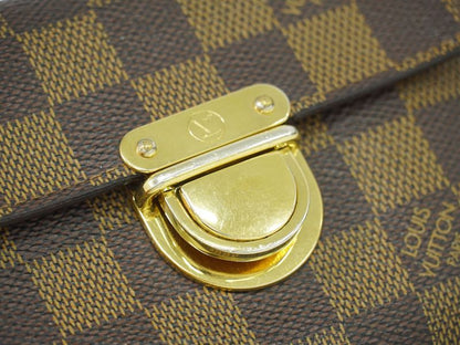 Authentic Louis Vuitton LV Portefeuille Koala Damier Ebène Fold Wallet Brown