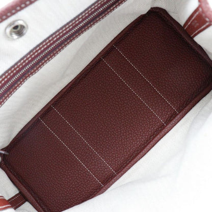Hermes Garden Party TPM Country Rouge Ash Wine Red C Ladies Handbag
