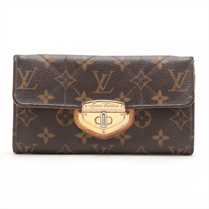 Louis Vuitton Portefeuille Sarah Monogram Etoile Long Wallet Long M66556 Brown