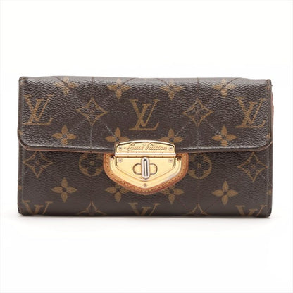 Louis Vuitton Portefeuille Sarah Monogram Etoile Long Wallet Long M66556 Brown