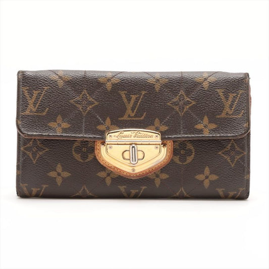 Louis Vuitton Portefeuille Sarah Monogram Etoile Long Wallet Long M66556 Brown