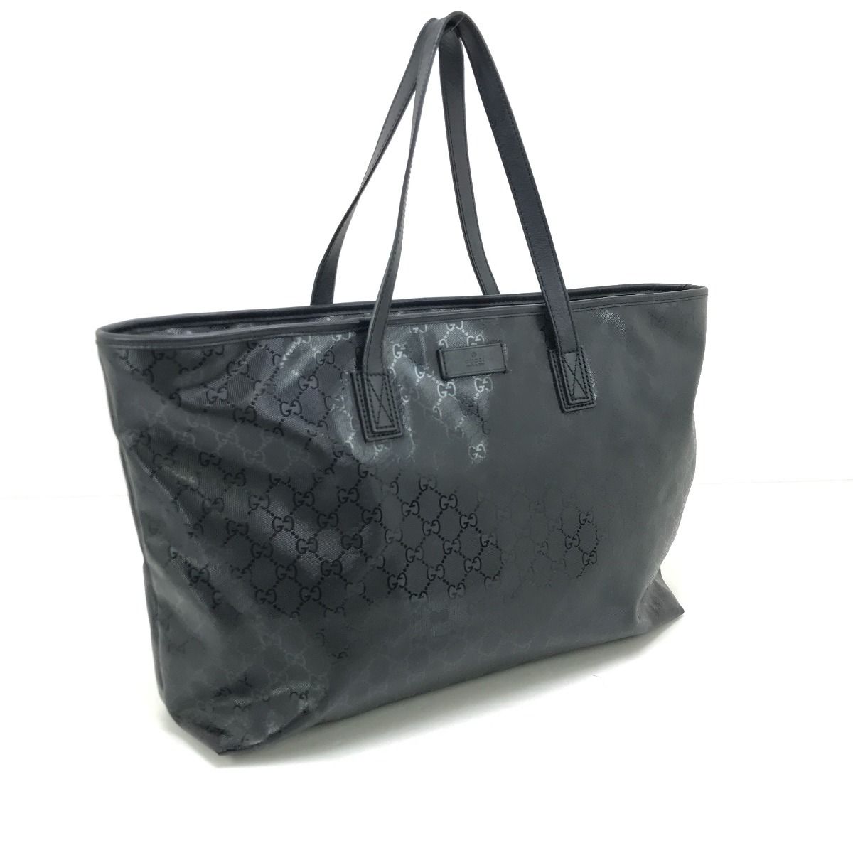 Gucci Tote Bag with Stains Inside 211120 Black