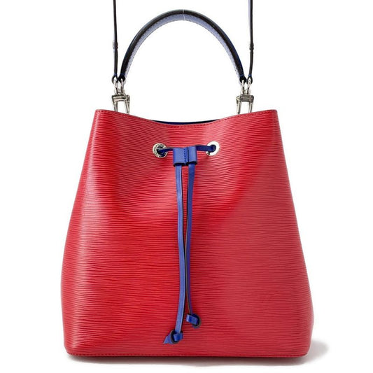 Louis Vuitton Handbag Epi NeoNoe 2-Way Red Coquelicot Blue