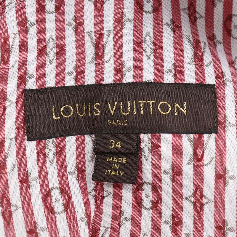 Louis Vuitton B Vuitton Logo Button Monogram Vintage Cotton And Polyurethane
