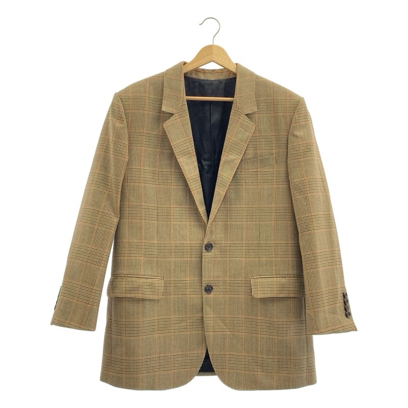 Celine - Wool Check 2B Single-breasted Tailored Jacket - Fully Lined - 36 -