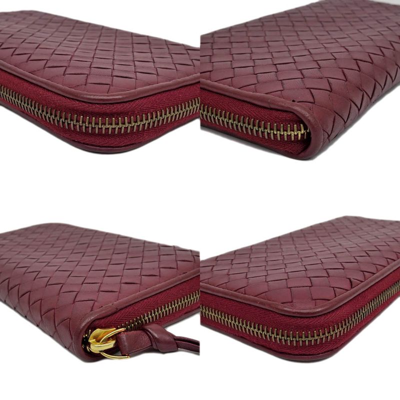 Bottega Veneta Zip Around Wallet Long Wallet Intrecciato 114076 Bold