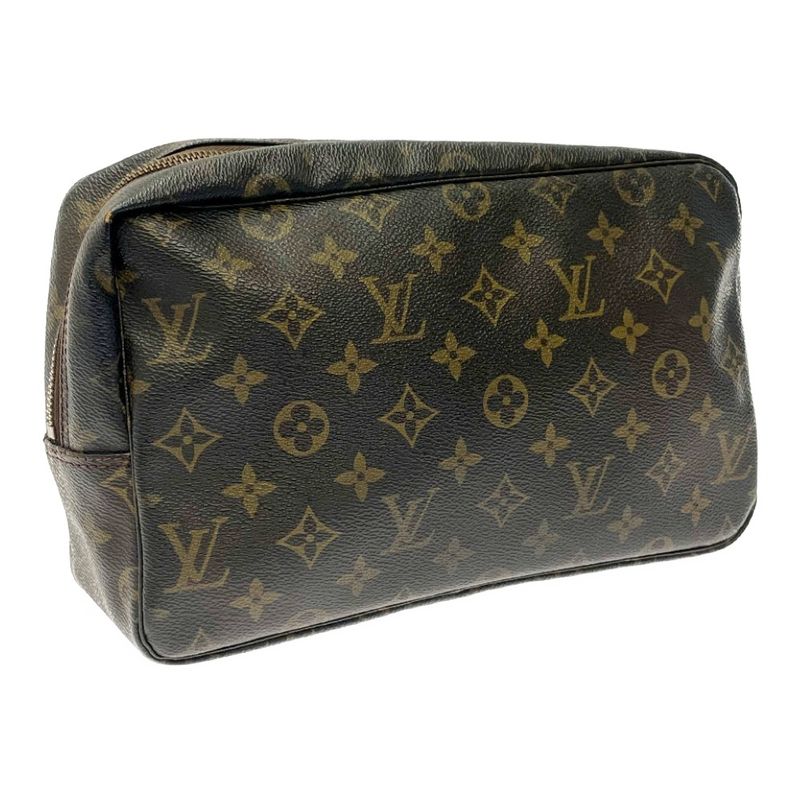 Louis Vuitton M47522 Monogram PVC Trousse Toilette 28 Brown 314745 Second Bag