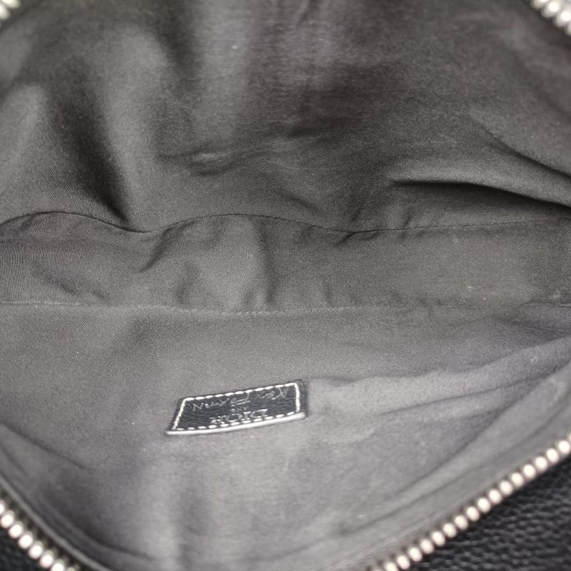 Christian Diorchristian Dior Saddle Bag Black Leather 06-bo-0199
