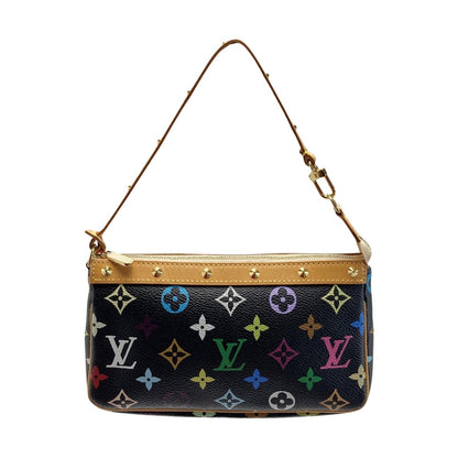 Louis Vuitton Monogram Multicolor Pochette Accessory M92648 Noir Accessory