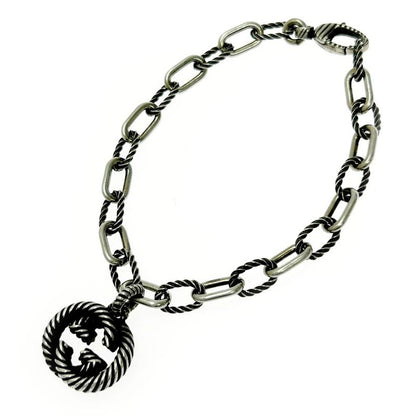 Gucci Silver Interlocking G Bracelet 15.1g 925 Engraved 368418 Bracelet